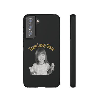 Tough Phone Cases - B&W Lacey