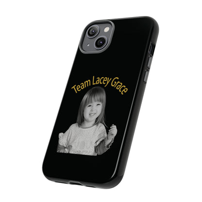 Tough Phone Cases - B&W Lacey