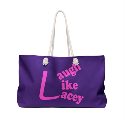 Weekender Bag w/ Rope Handles - Laugh Like Lacey