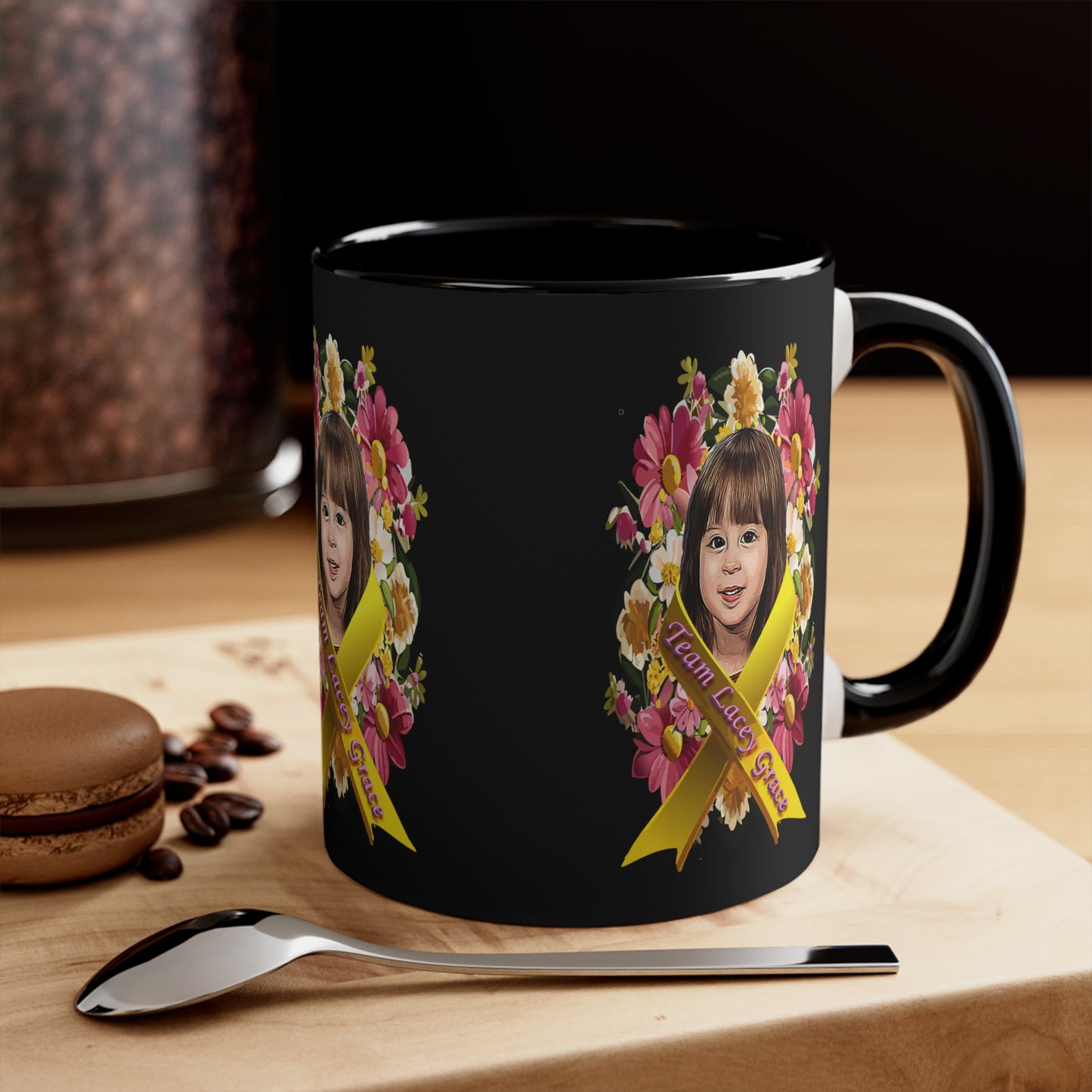 Coffee Mug - Lacey w/ Flowers