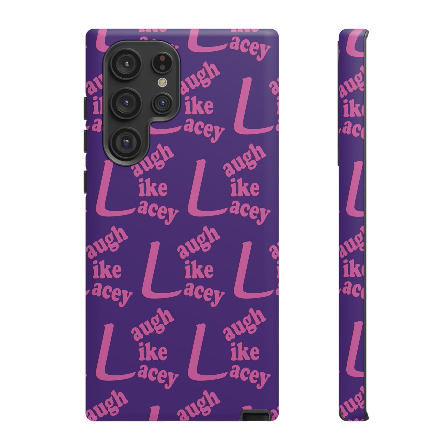 Tough Phone Cases - Laugh Like Lacey (Purple Multi)