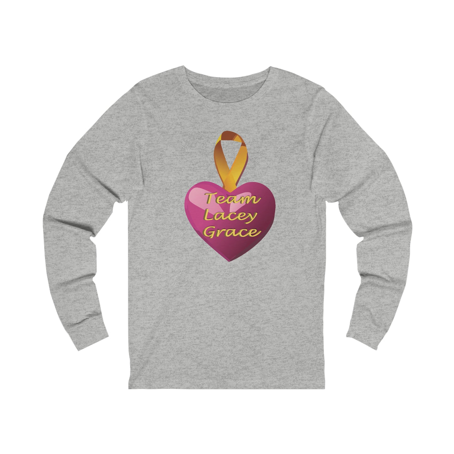 Adult Long Sleeve Tee - Heart Ornament