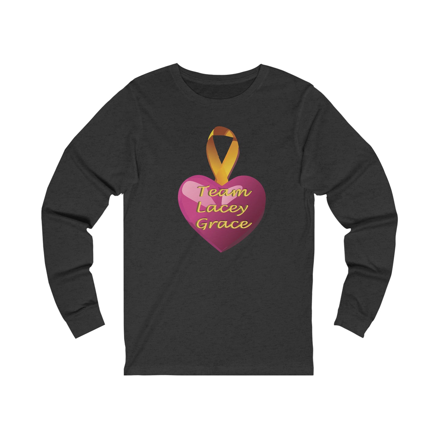 Adult Long Sleeve Tee - Heart Ornament