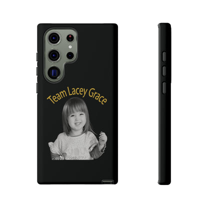 Tough Phone Cases - B&W Lacey