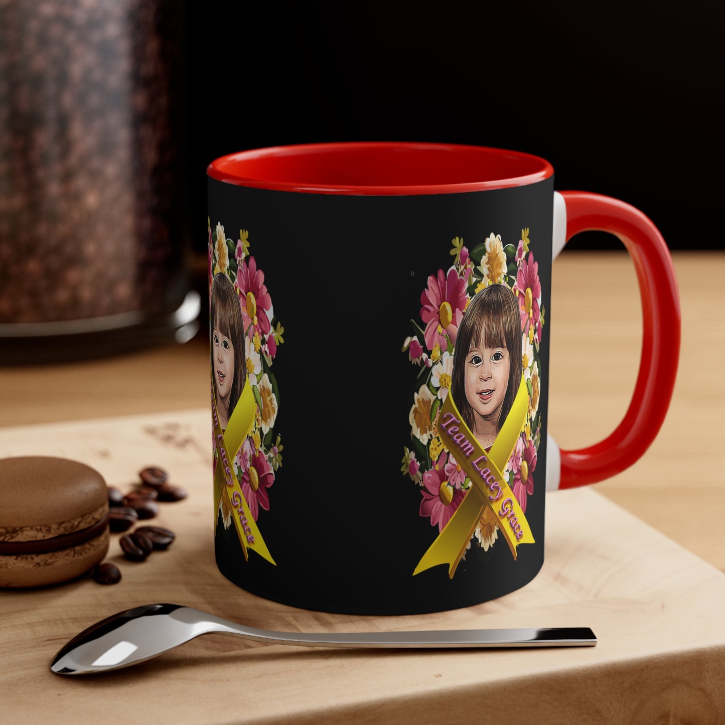 Coffee Mug - Lacey w/ Flowers