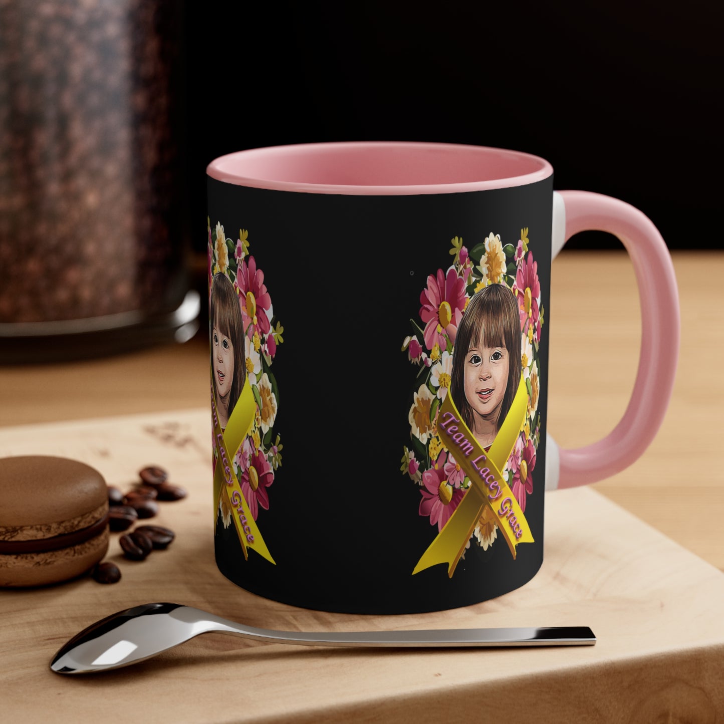 Coffee Mug - Lacey w/ Flowers