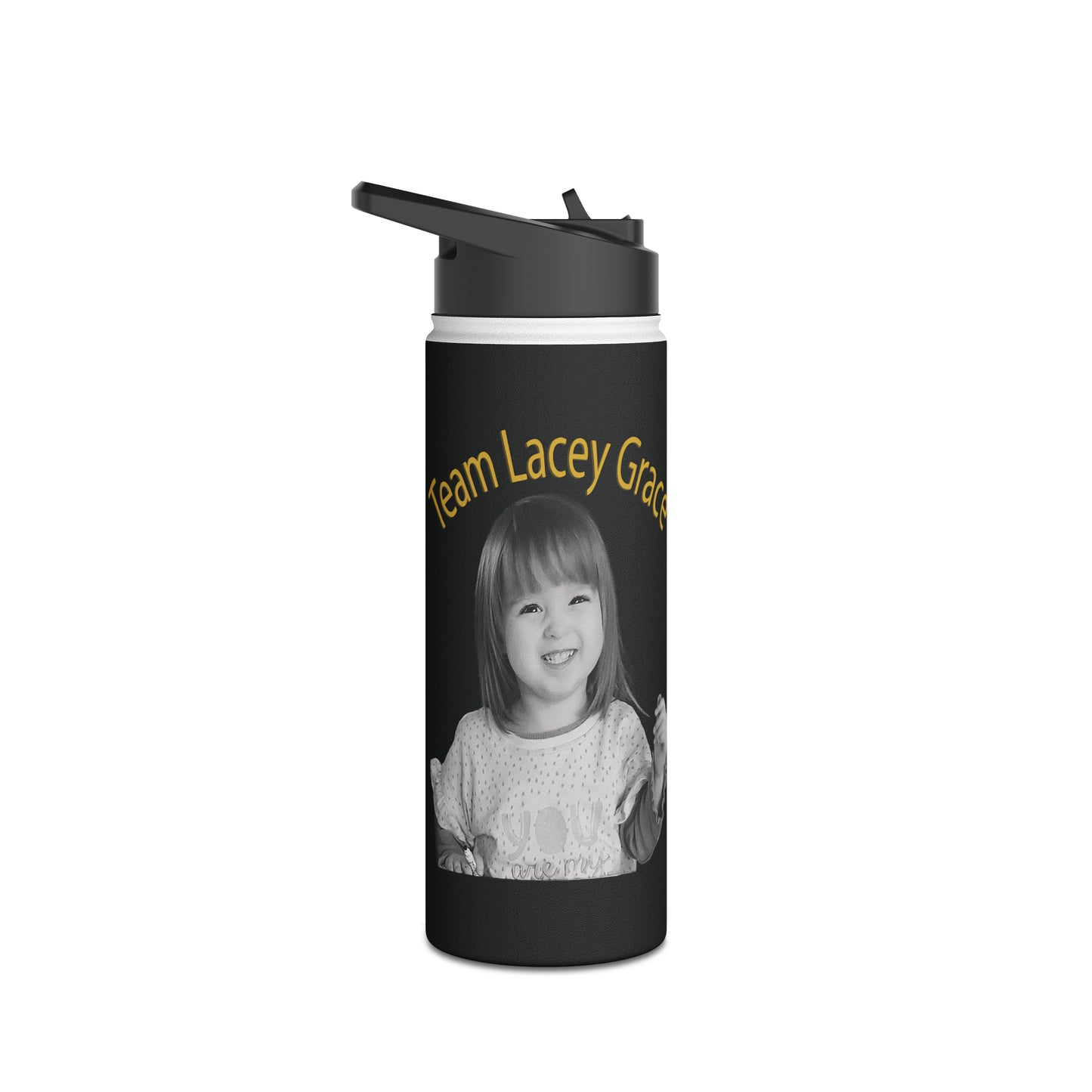 Stainless Steel Water Bottle - B&W Lacey