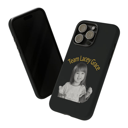 Tough Phone Cases - B&W Lacey