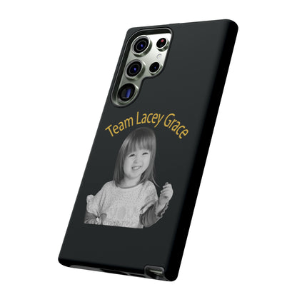 Tough Phone Cases - B&W Lacey