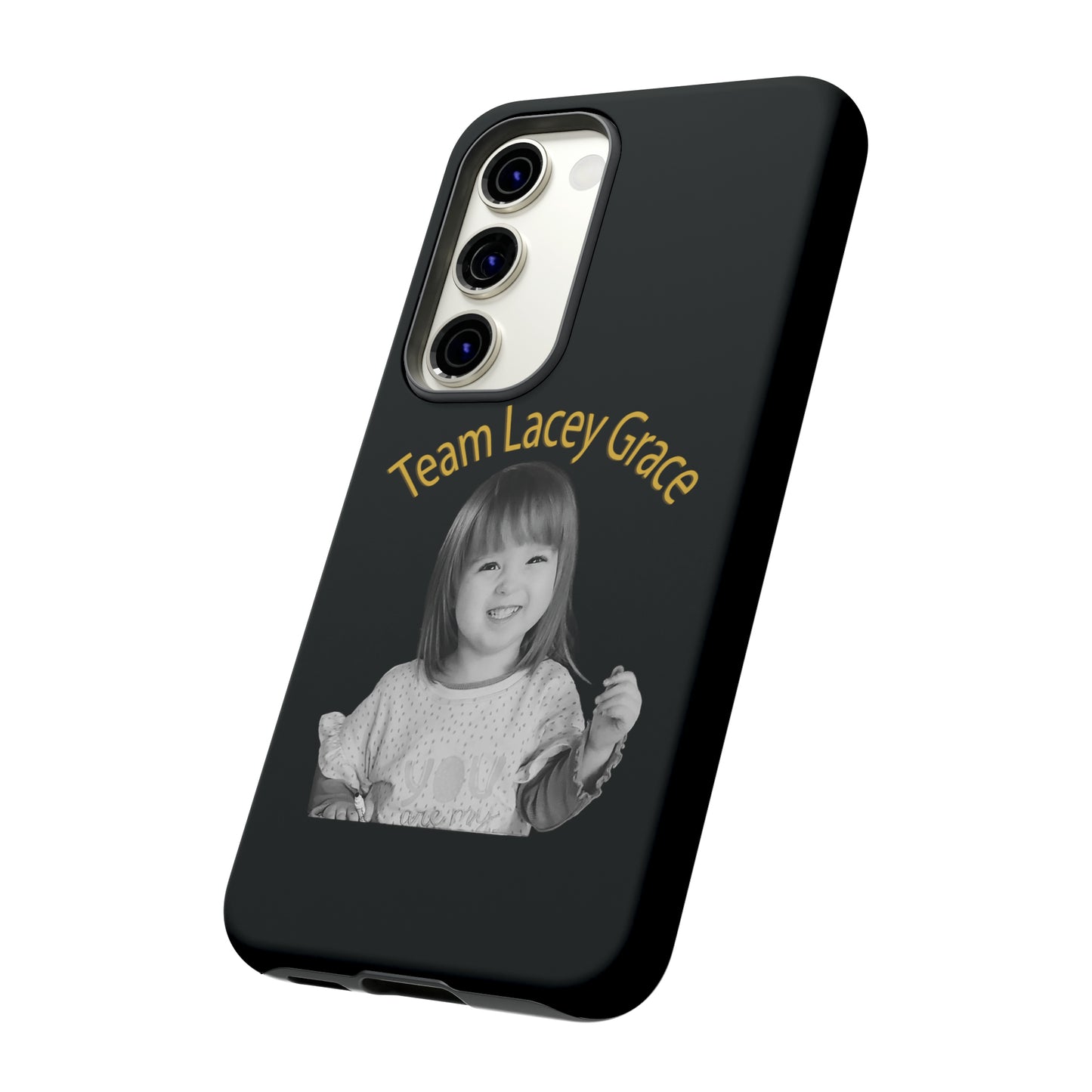 Tough Phone Cases - B&W Lacey