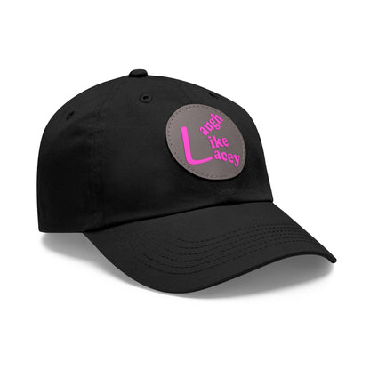 Adult Hat with Leather Patch - Laugh Like Lacey