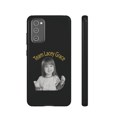 Tough Phone Cases - B&W Lacey