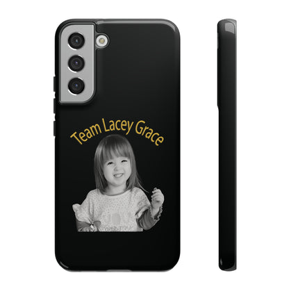 Tough Phone Cases - B&W Lacey