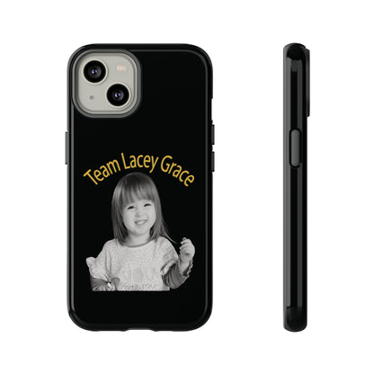 Tough Phone Cases - B&W Lacey