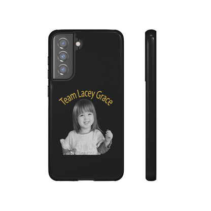 Tough Phone Cases - B&W Lacey