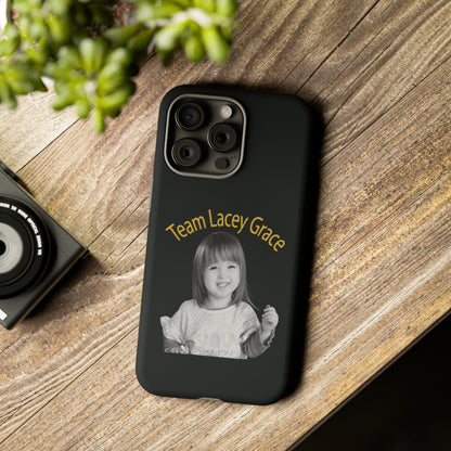 Tough Phone Cases - B&W Lacey