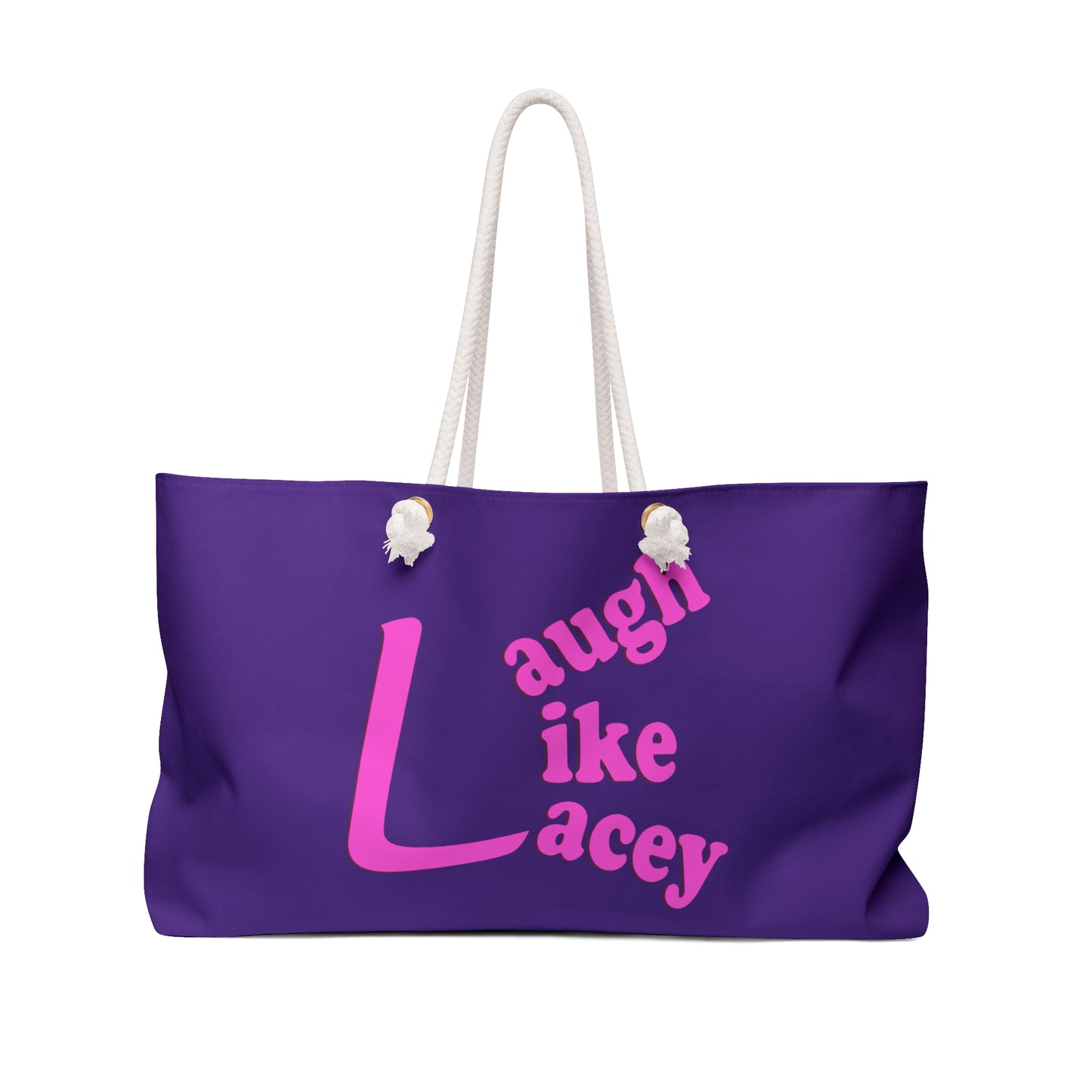 Weekender Bag w/ Rope Handles - Laugh Like Lacey