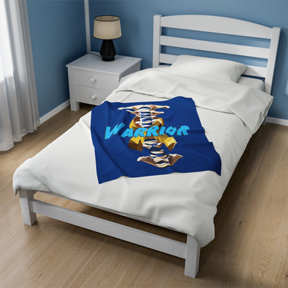 Velveteen Plush Blanket - Warrior