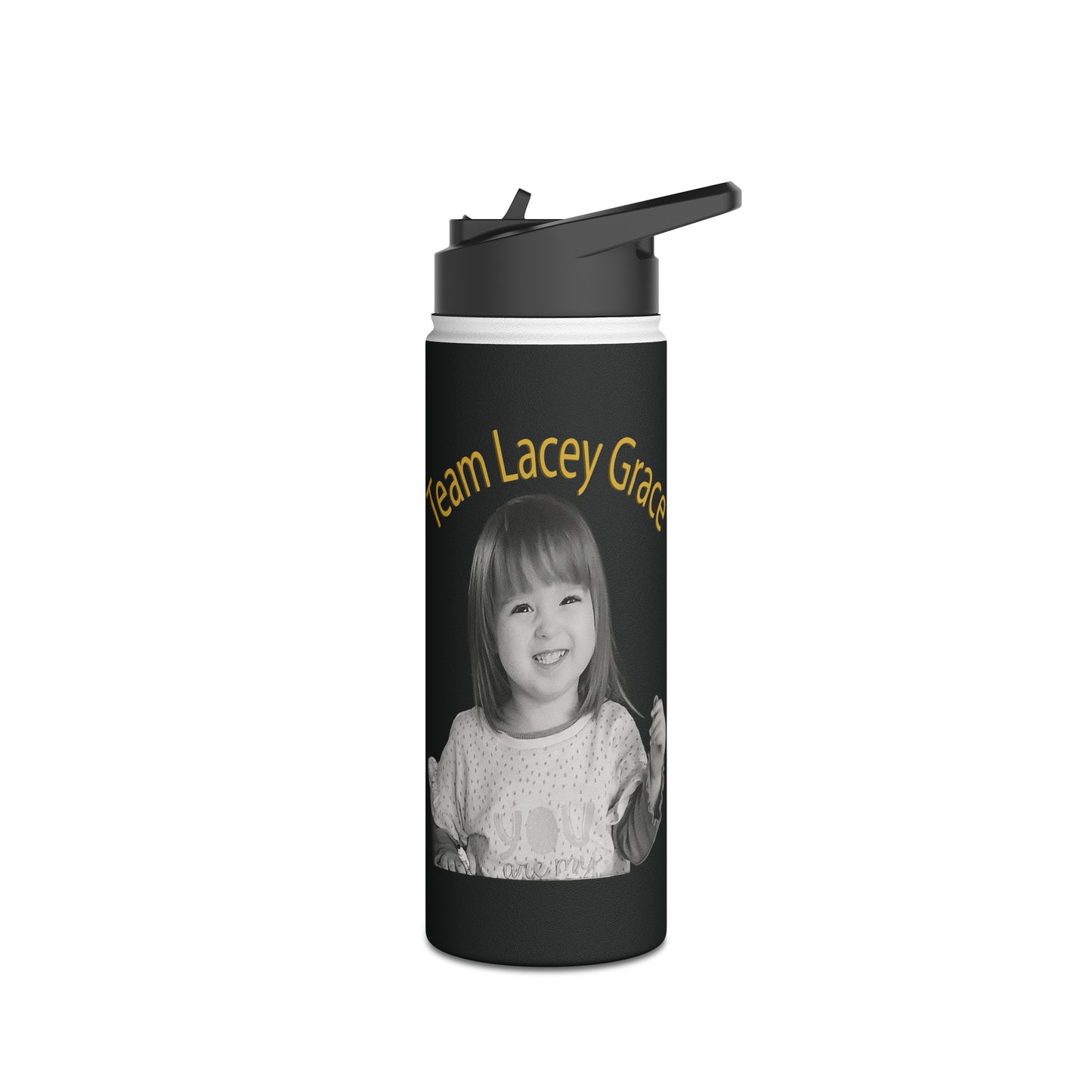 Stainless Steel Water Bottle - B&W Lacey