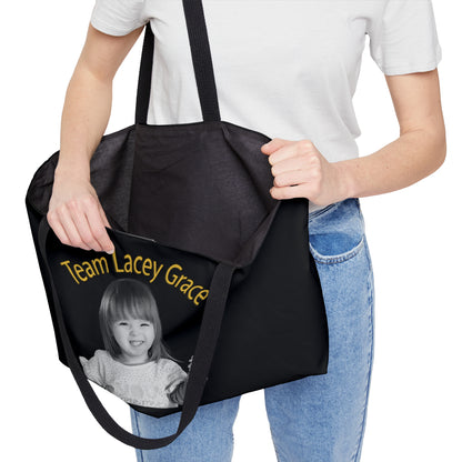 Weekender Tote Bag - B&W Lacey