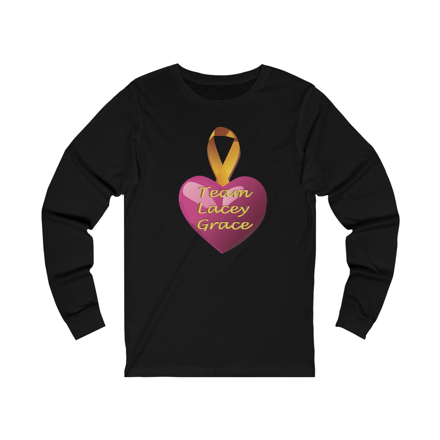 Adult Long Sleeve Tee - Heart Ornament