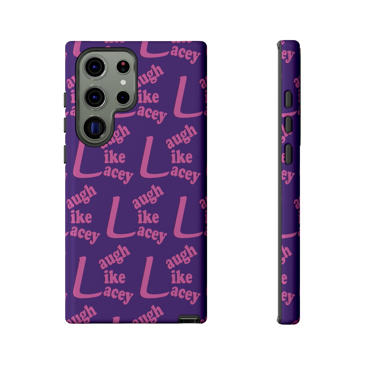 Tough Phone Cases - Laugh Like Lacey (Purple Multi)