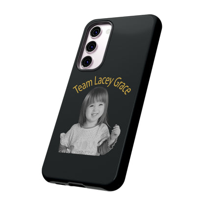 Tough Phone Cases - B&W Lacey