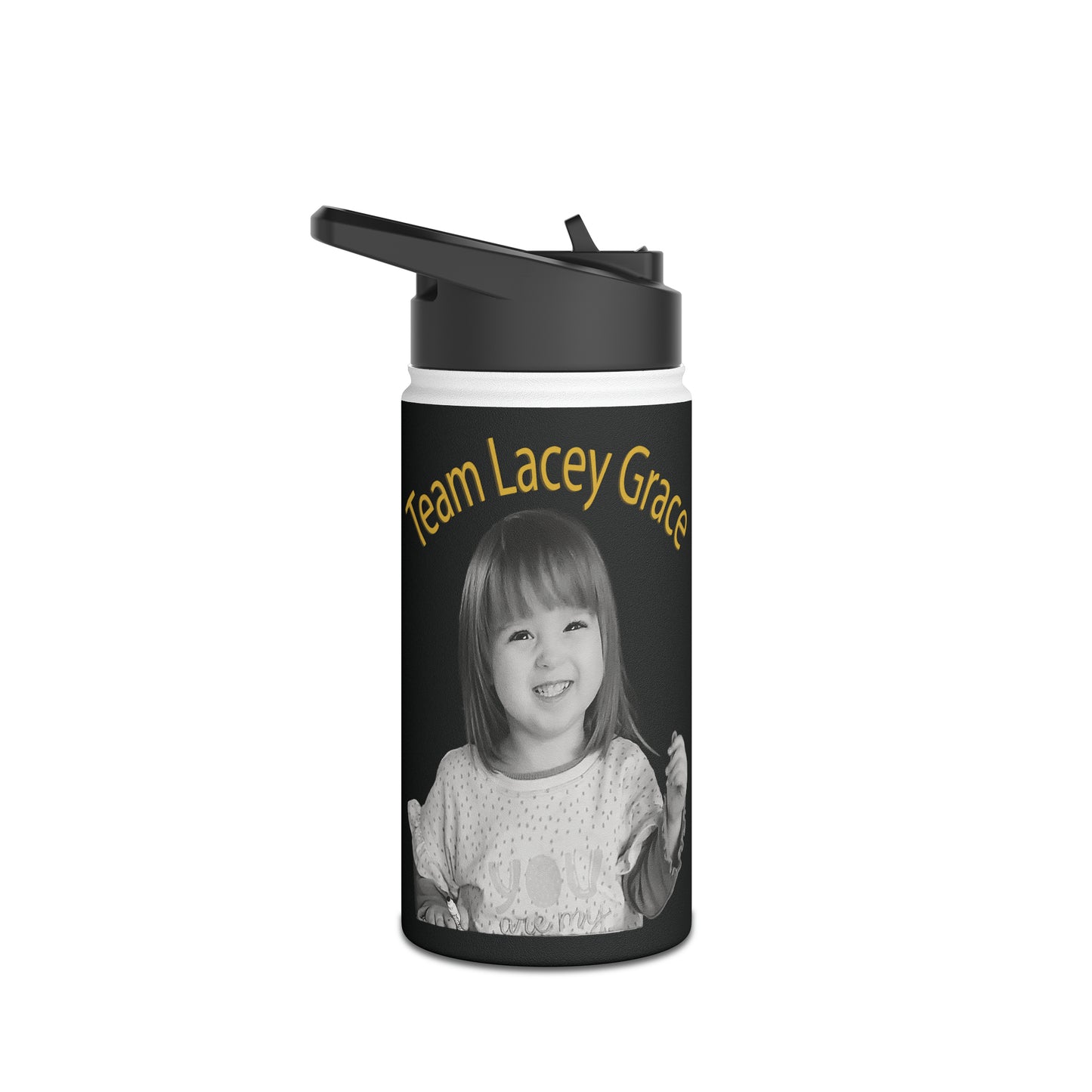 Stainless Steel Water Bottle - B&W Lacey