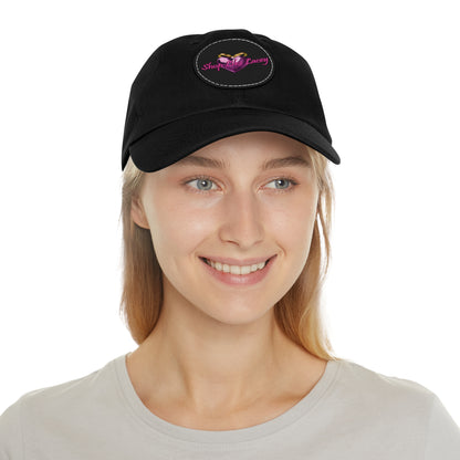 Adult Hat with Leather Patch - Shop Like Lacey