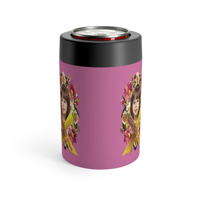 Can Holder - Lacey w/ Flowers (Pink)