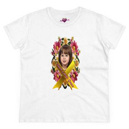 Adult Women's T-Shirt - Lacey w/ Flowers