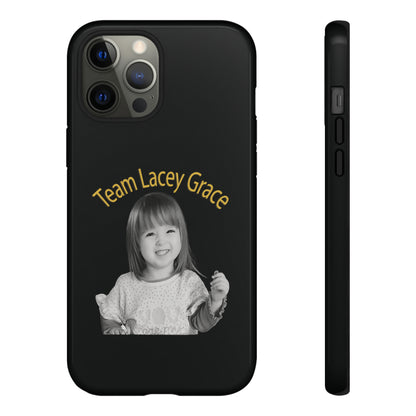 Tough Phone Cases - B&W Lacey