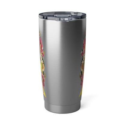 20oz Tumbler - Lacey w/ Flowers