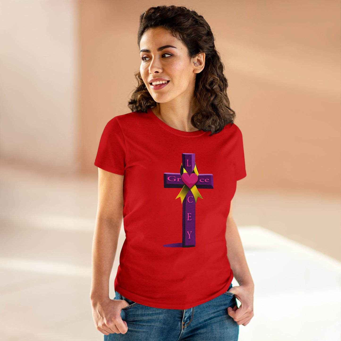 Adult Women's T-Shirt - Cross