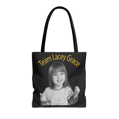 Tote Bag - B&W Lacey