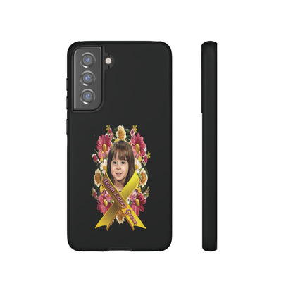 Tough Phone Cases - Lacey w/ Flowers (Black)