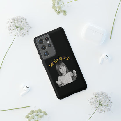 Tough Phone Cases - B&W Lacey