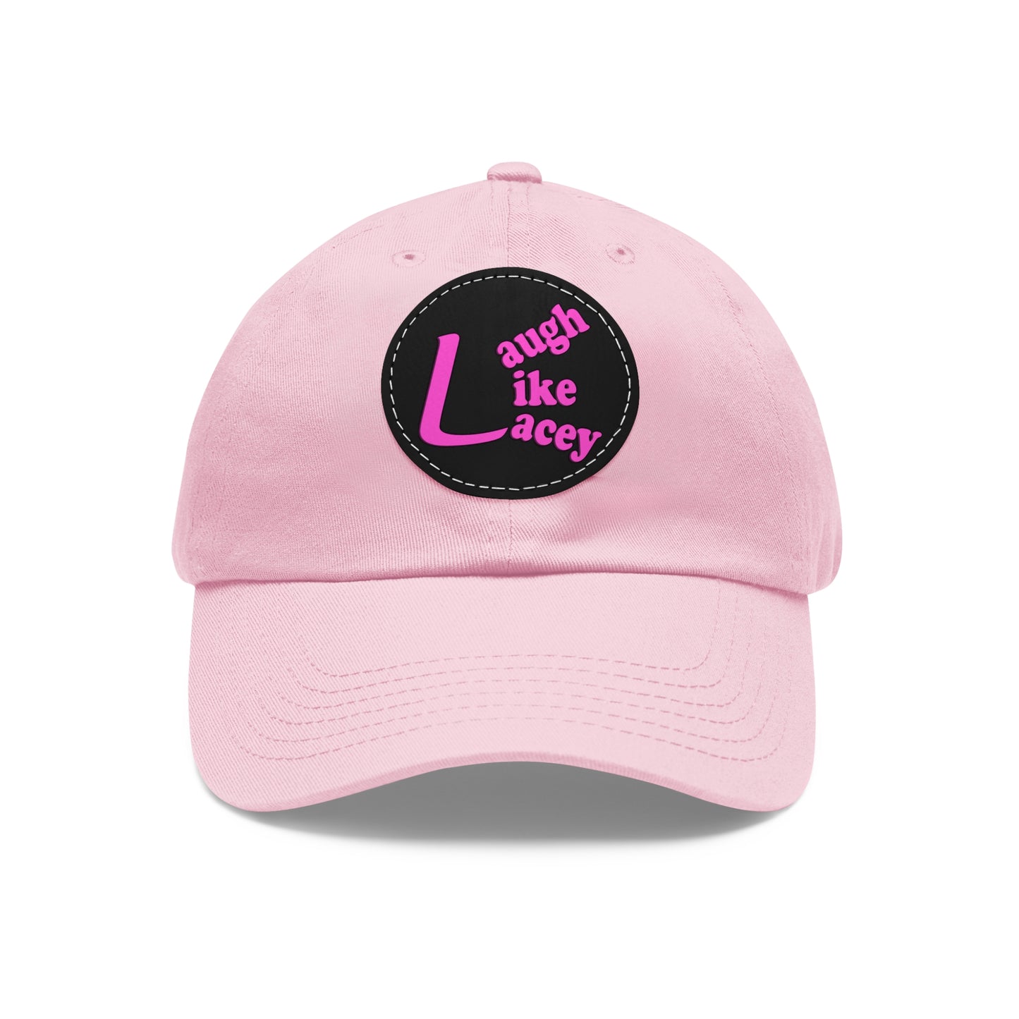 Adult Hat with Leather Patch - Laugh Like Lacey