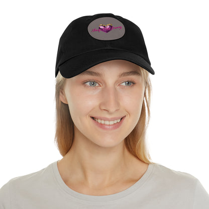 Adult Hat with Leather Patch - Shop Like Lacey