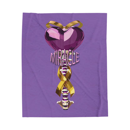 Velveteen Plush Blanket - Miracle