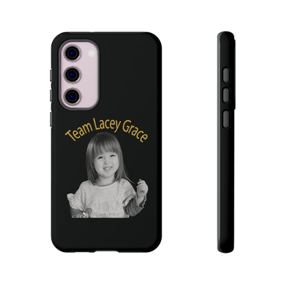 Tough Phone Cases - B&W Lacey