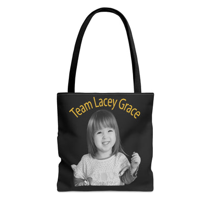 Tote Bag - B&W Lacey