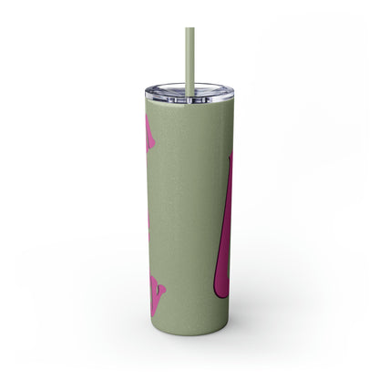 20oz Skinny Tumbler with Straw - Laugh Like Lacey