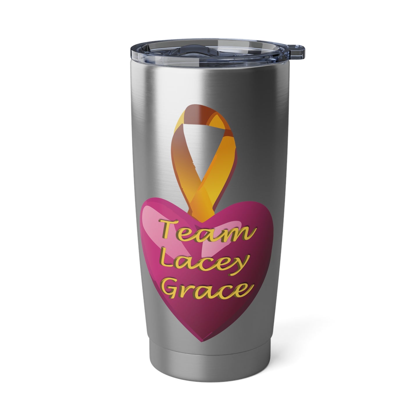 20oz Tumbler - Heart Ornament