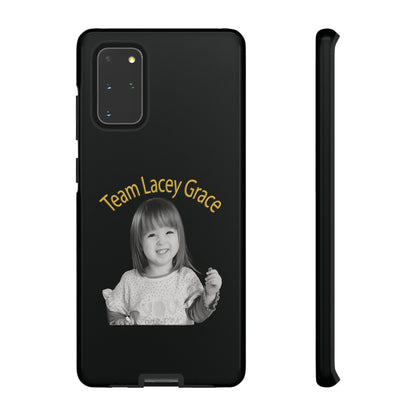 Tough Phone Cases - B&W Lacey