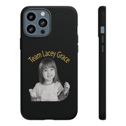 Tough Phone Cases - B&W Lacey