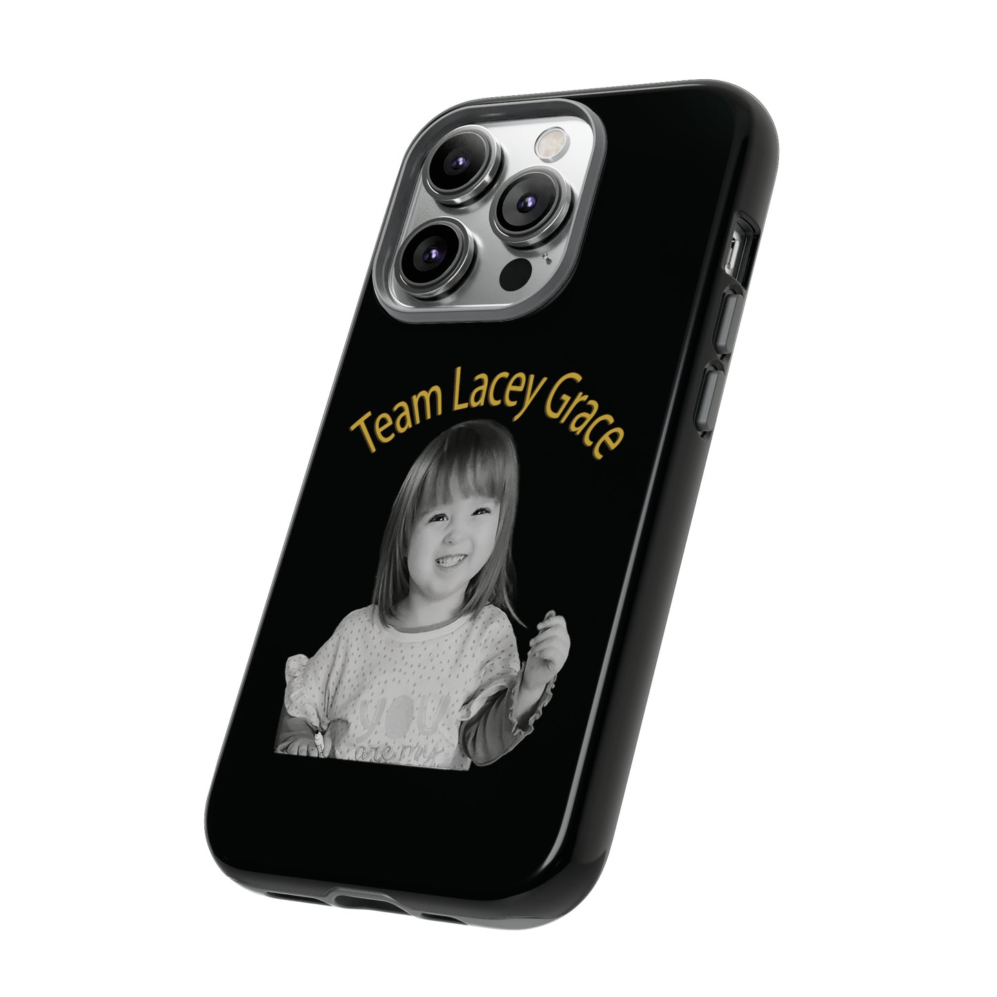 Tough Phone Cases - B&W Lacey