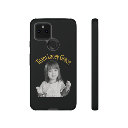 Tough Phone Cases - B&W Lacey