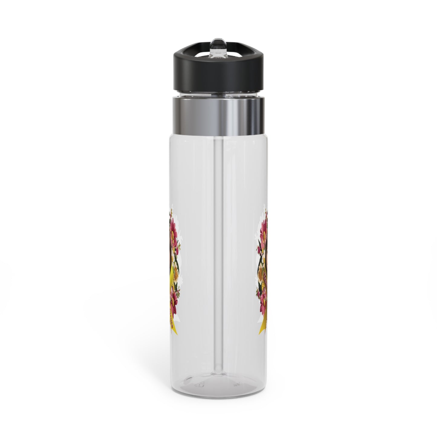 20oz Sport Bottle - Lacey w/ Flowers