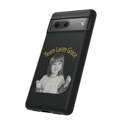 Tough Phone Cases - B&W Lacey